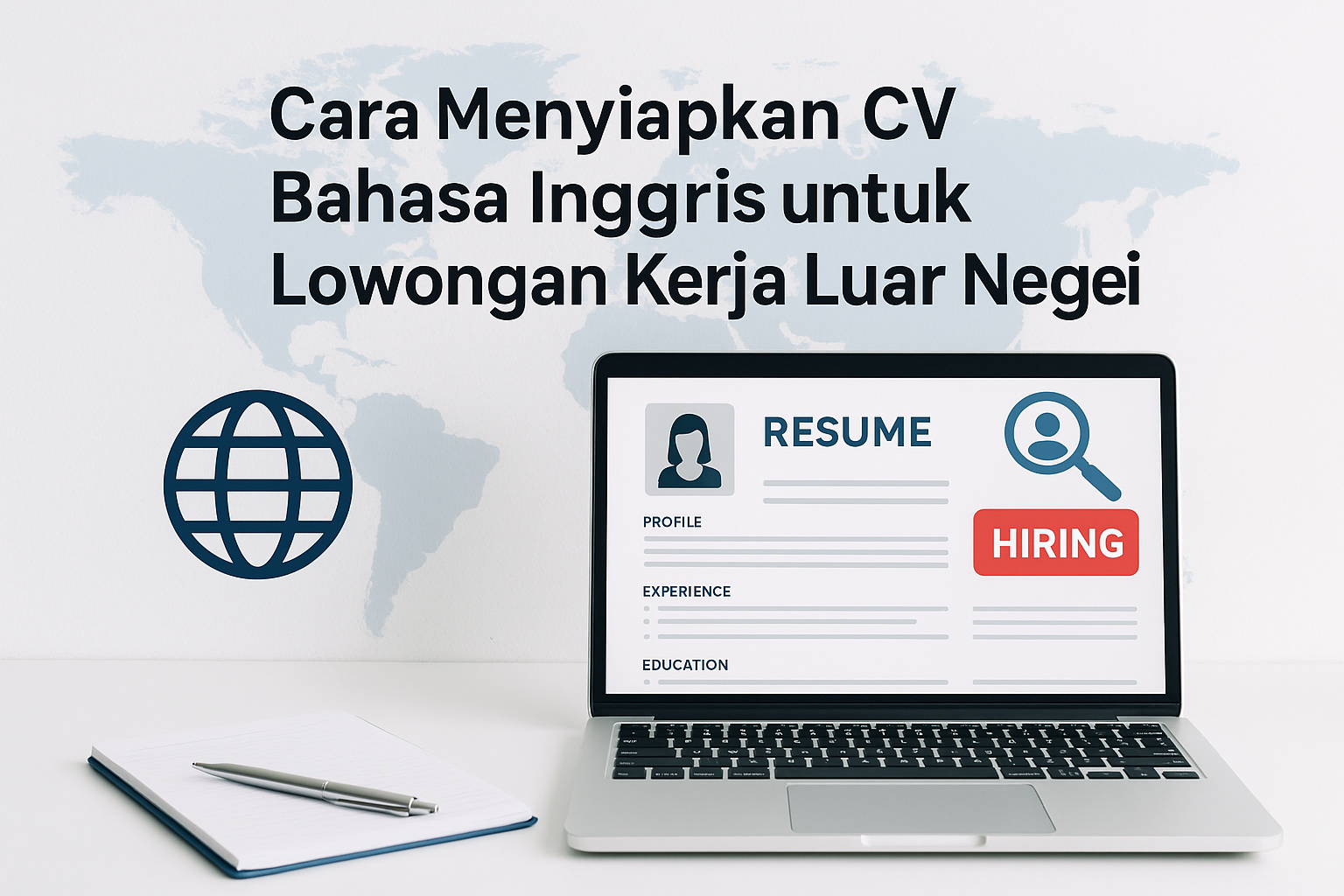 Cara Menyiapkan CV Bahasa Inggris untuk Lowongan Kerja Luar Negeri