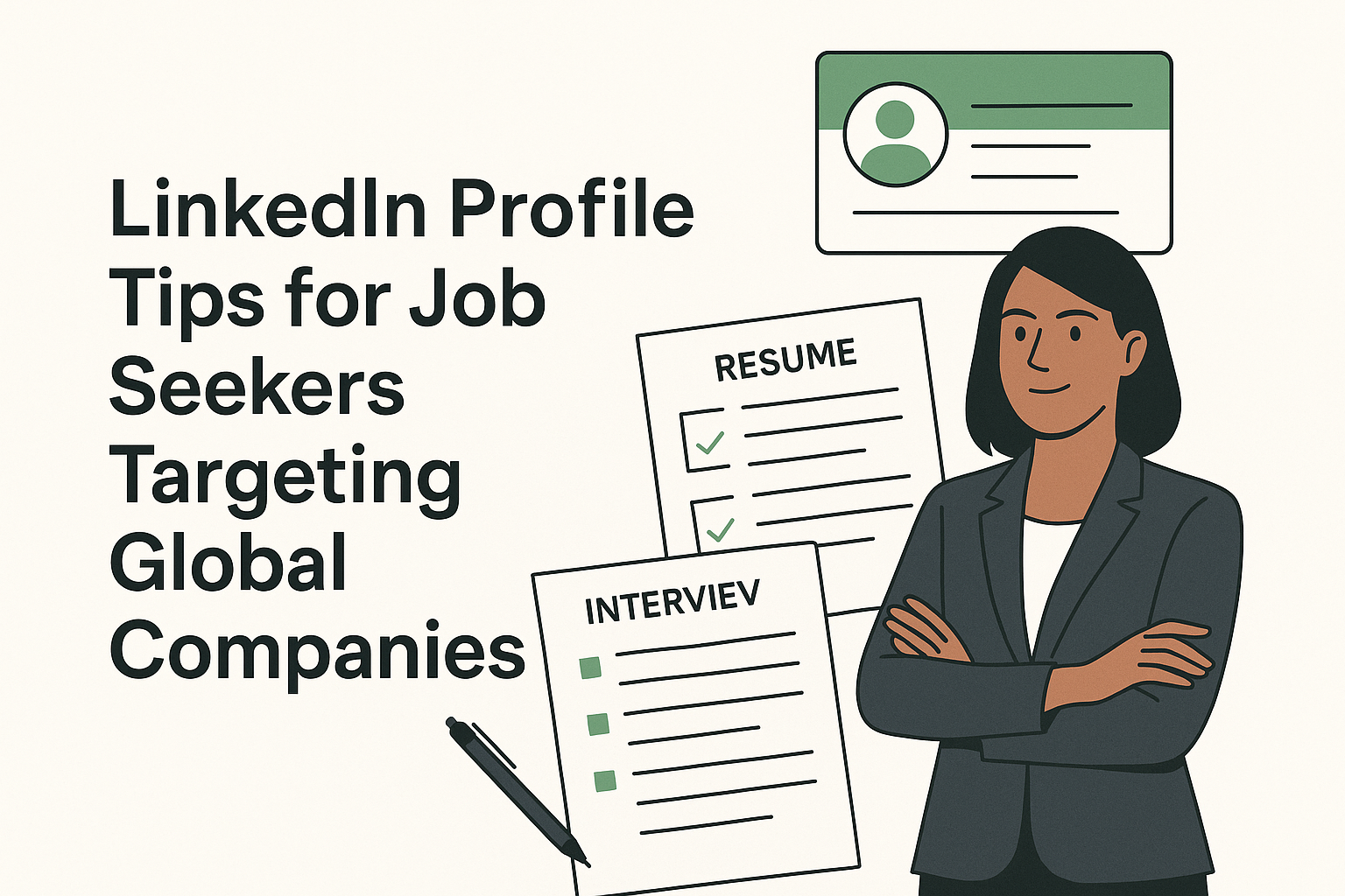 LinkedIn Profile Tips for Job Seekers Targeting Global Companies