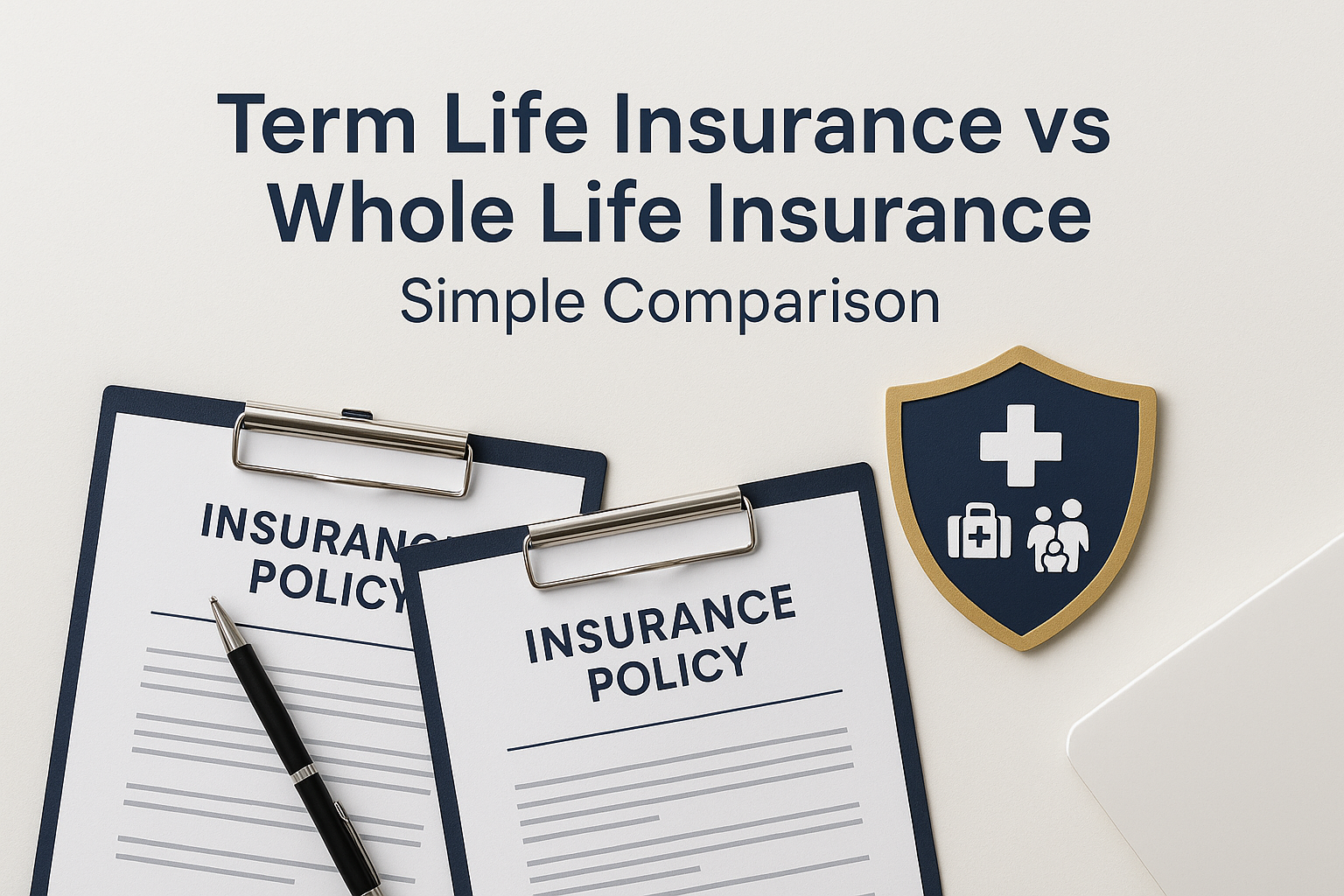 Term Life Insurance vs Whole Life Insurance: Simple Comparison