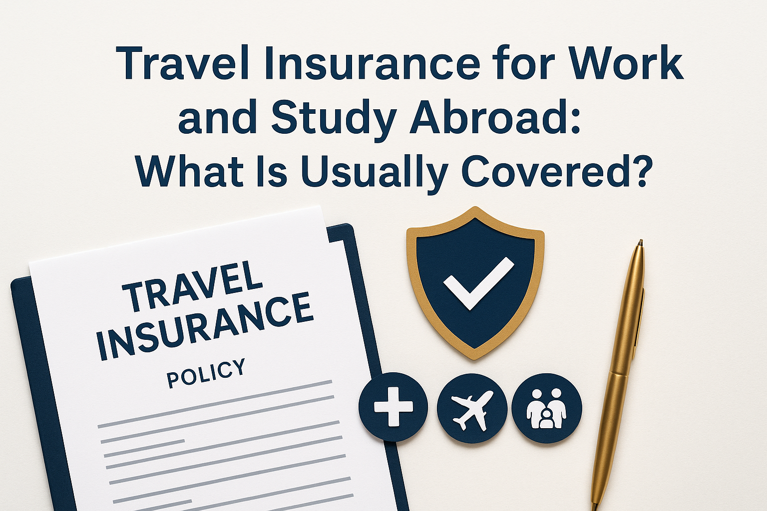 Travel Insurance for Work and Study Abroad: What Is Usually Covered?
